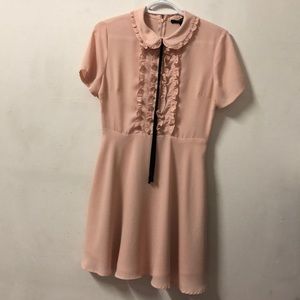 Babydoll pink dress